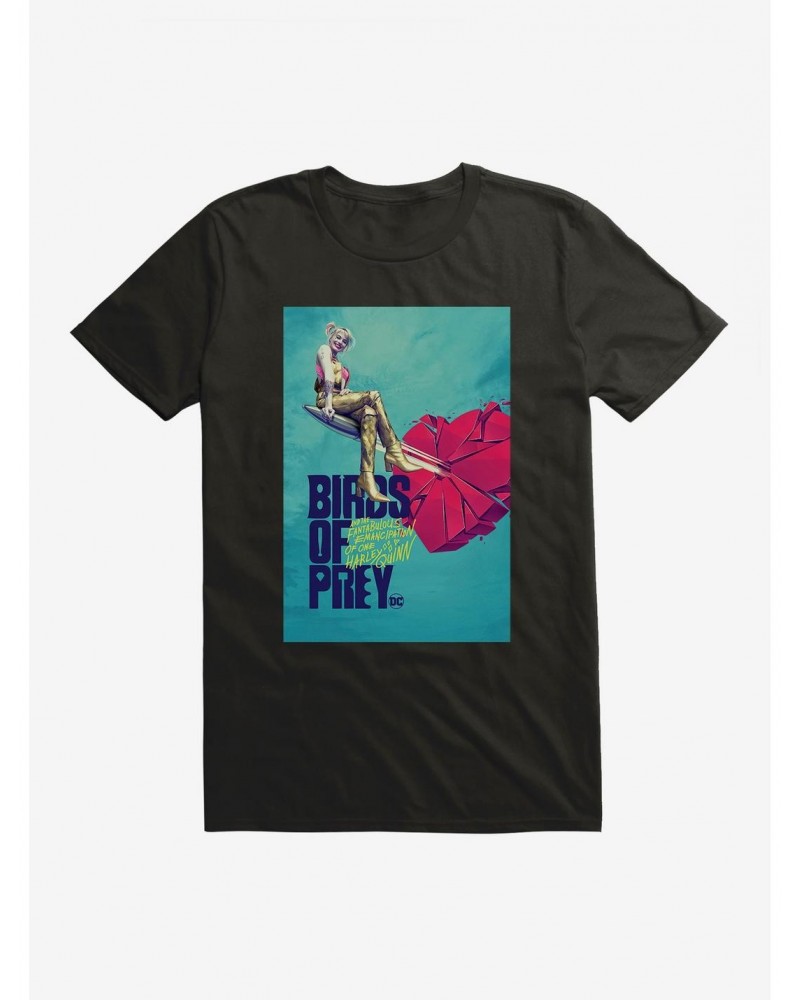 DC Comics Birds Of Prey Harley Quinn Breaking Hearts T-Shirt $10.76 T-Shirts