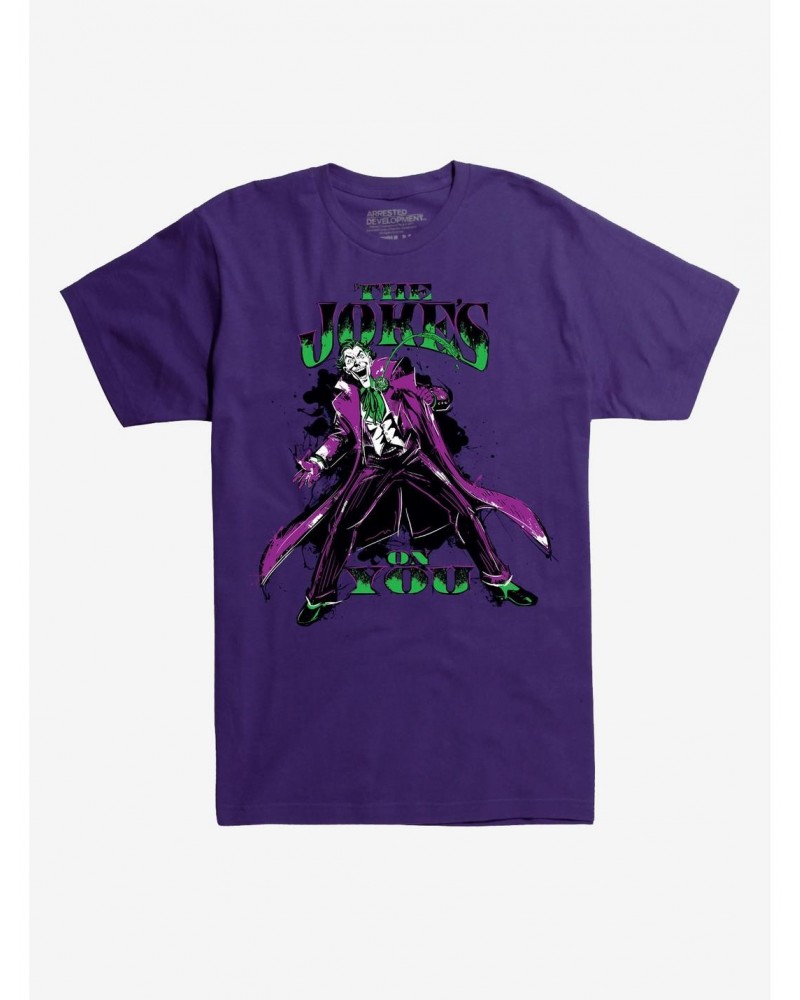 DC Comics Batman The Joker Jokes On You T-Shirt $11.23 T-Shirts