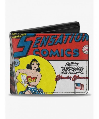 DC Comics Classic Wonder Woman Sensation Comics 1 Cover Pose Bifold Wallet $9.41 Wallets