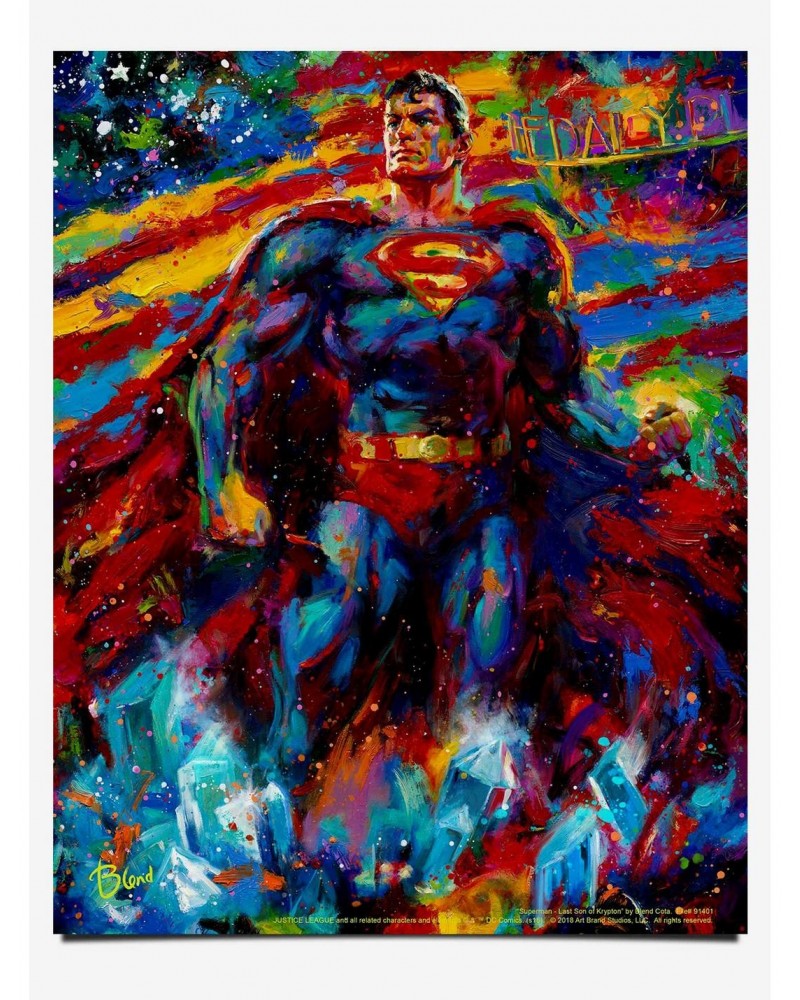 DC Comics Superman Last Son of Krypton 14" x 11" Art Print $11.85 Art Print