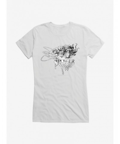 DC Comics Wonder Woman Power Lasso Girls T-Shirt $9.96 T-Shirts