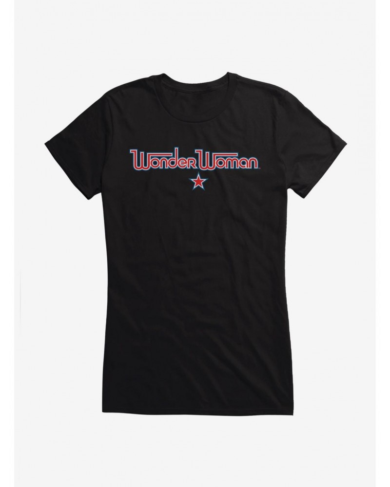 DC Comics Wonder Woman Sport Logo Girls T-Shirt $10.21 T-Shirts