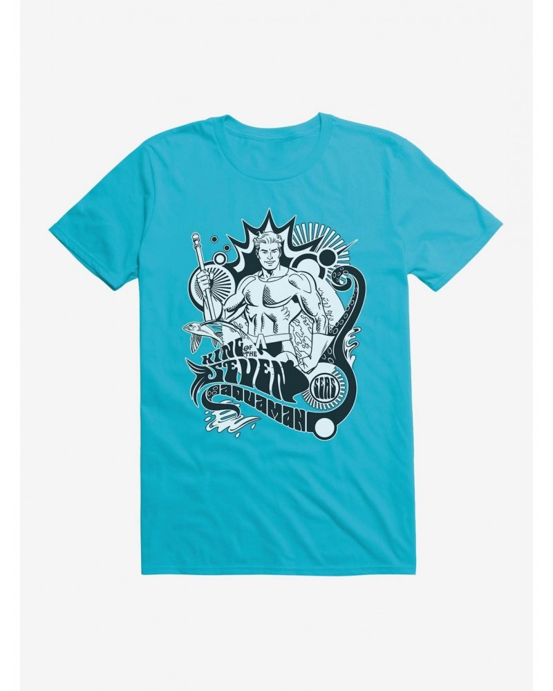 DC Comics Aquaman Vintage King Of The Seven Seas T-Shirt $9.08 T-Shirts