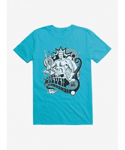 DC Comics Aquaman Vintage King Of The Seven Seas T-Shirt $9.08 T-Shirts