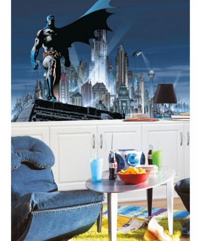 DC Comics Batman Chair Rail Prepasted Mural $48.87 Murals
