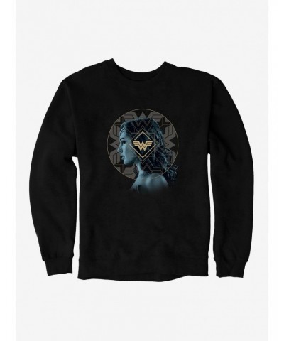 DC Comics Wonder Woman 1984 Insignia Side Profile Sweatshirt $12.92 Sweatshirts