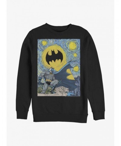 DC Comics Batman Starry Gotham Sweatshirt $17.34 Sweatshirts