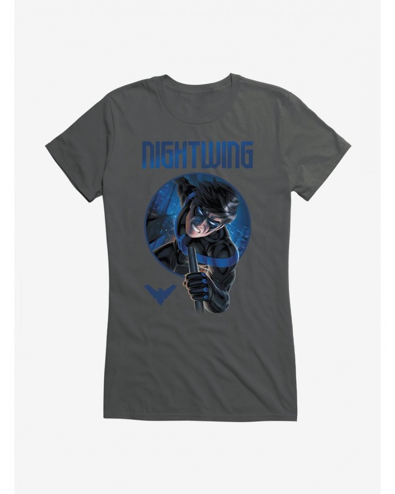 DC Comics Batman Nightwing Girls T-Shirt $10.96 T-Shirts