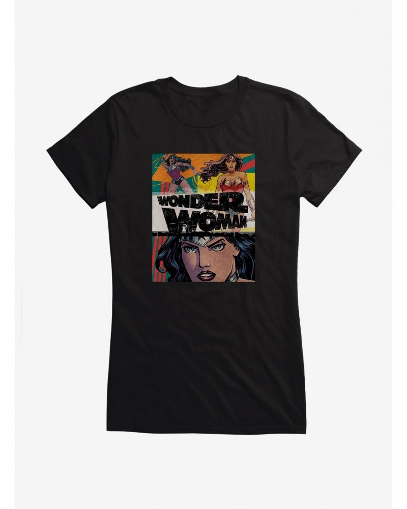 DC Comics Wonder Woman Iconic Girls T-Shirt $9.96 T-Shirts