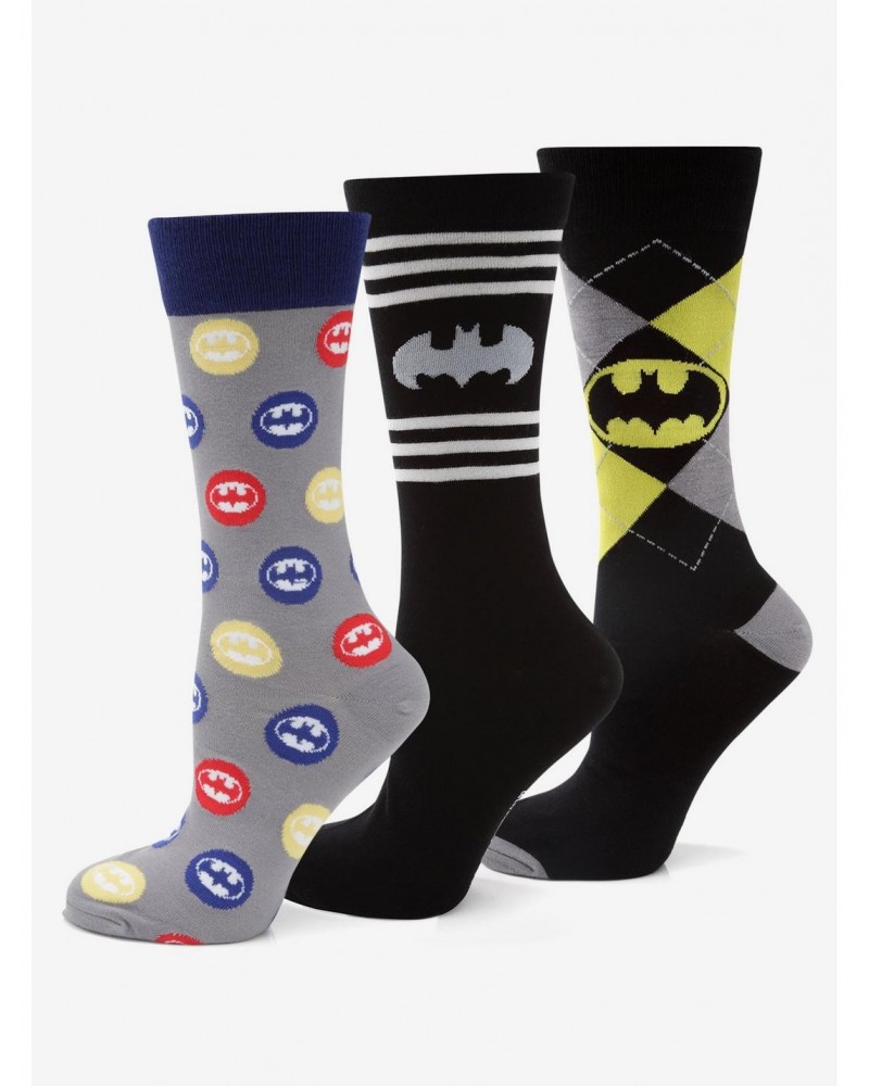 DC Comics Batman 3 Pack Sock Gift Set $19.76 Gift Set