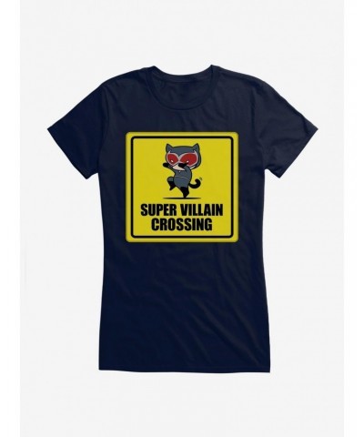 DC Comics Batman Super Villain Crossing Girls T-Shirt $10.46 T-Shirts