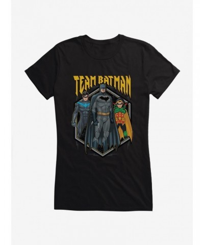 DC Comics Batman Team Batman Nightwing Robin Girls T-Shirt $12.45 T-Shirts