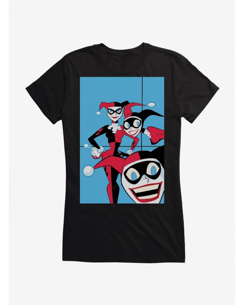 DC Comics Batman Harley Quinn Clones Girls T-Shirt $9.71 T-Shirts