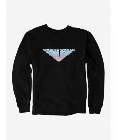 DC Comics Wonder Woman 1984 Light Line Stack Title Sweatshirt $15.50 Sweatshirts