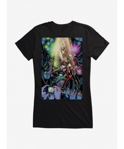 DC Comics Batman Harley Quinn On Stage Girls T-Shirt $7.97 T-Shirts