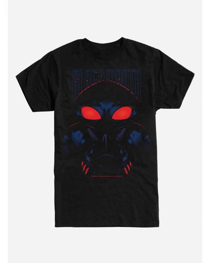 DC Comics Aquaman Black Manta Headshot T-Shirt $9.56 T-Shirts