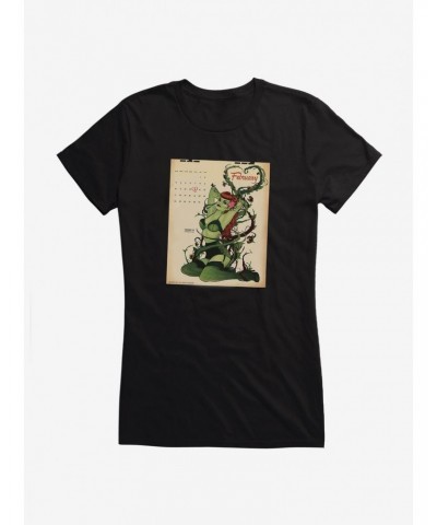 DC Comics Bombshells Poison Ivy Valentine Girls T-Shirt $10.46 T-Shirts