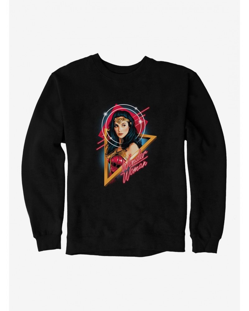 DC Comics Wonder Woman 1984 Retro Art Portait Sweatshirt $15.87 Sweatshirts