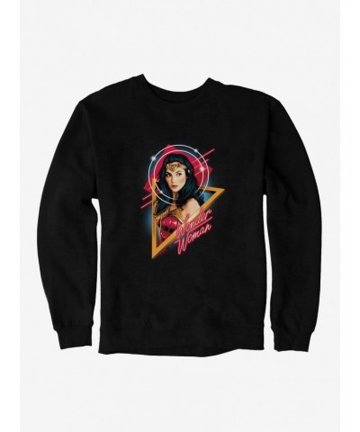 DC Comics Wonder Woman 1984 Retro Art Portait Sweatshirt $15.87 Sweatshirts