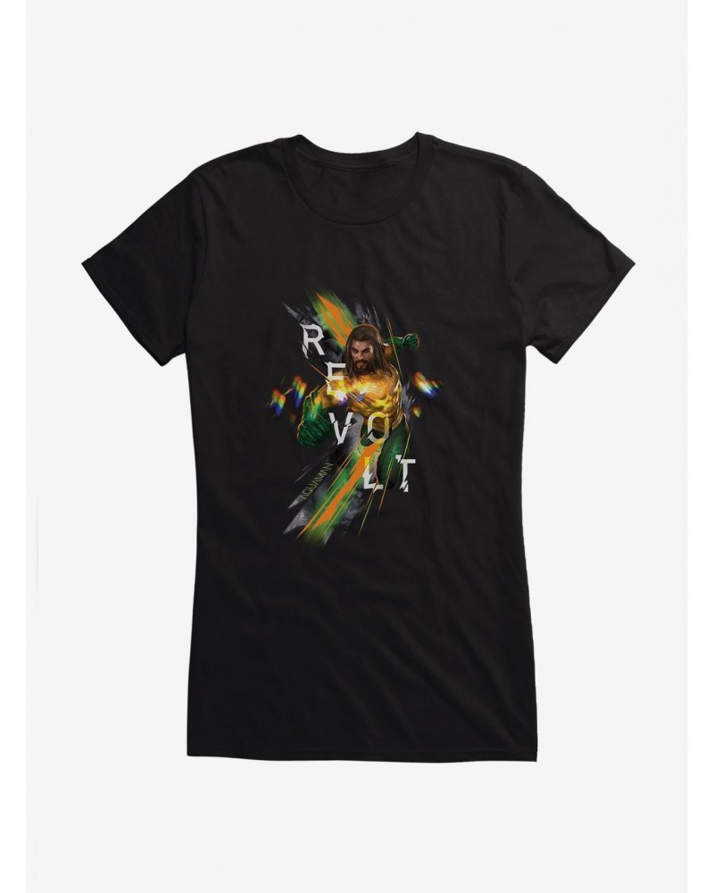 DC Comics Aquaman Revolt Girls T-Shirt $11.70 T-Shirts