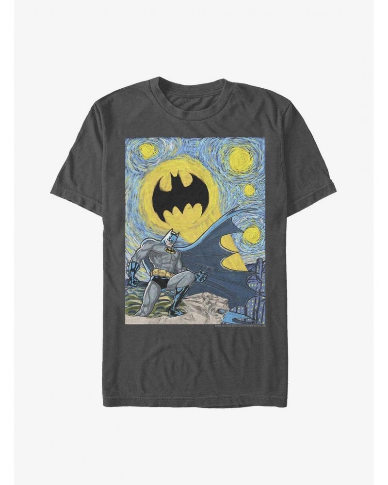 DC Comics Batman Starry Gotham T-Shirt $11.23 T-Shirts