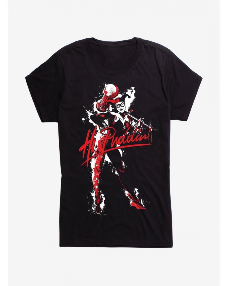 DC Comics Batman Villains Hi Puddin' Girls T-Shirt $9.46 T-Shirts