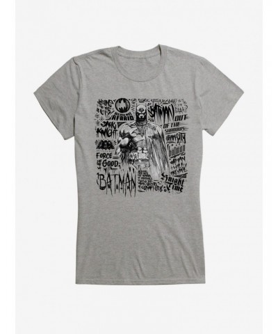 DC Comics Batman Sketch Graffiti Girls T-Shirt $12.45 T-Shirts