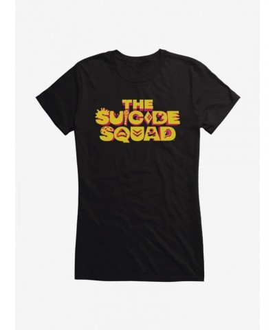 DC Comics The Suicide Squad Detailed Logo Girls T-Shirt $7.72 T-Shirts
