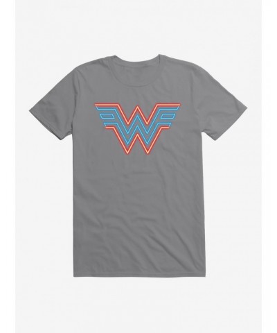 DC Comics Wonder Woman 1984 Neon Logo T-Shirt $8.84 T-Shirts