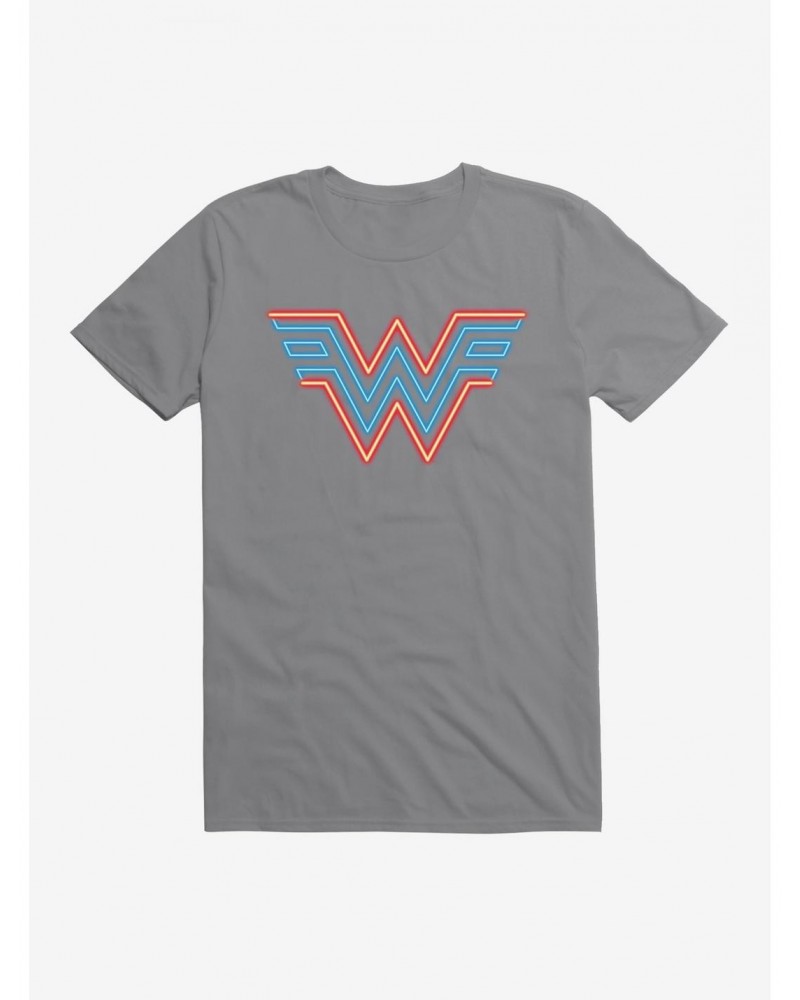 DC Comics Wonder Woman 1984 Neon Logo T-Shirt $8.84 T-Shirts
