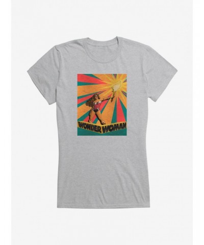 DC Comics Wonder Woman Torch Girls T-Shirt $10.96 T-Shirts