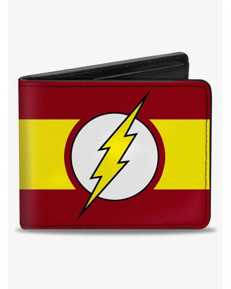 DC Comics Flash Logo Stripe Bifold Wallet $9.82 Wallets