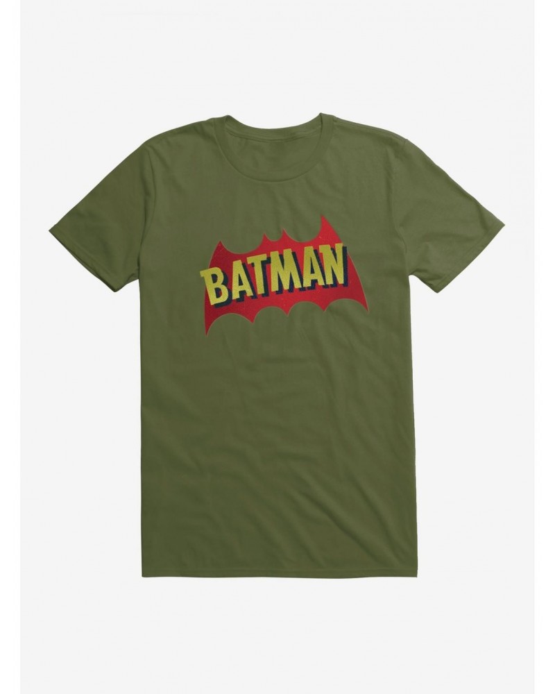 DC Comics Batman Name And Bat Logo T-Shirt $9.80 T-Shirts