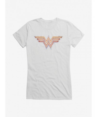 DC Comics Wonder Woman Gold Logo Girls T-Shirt $7.47 T-Shirts