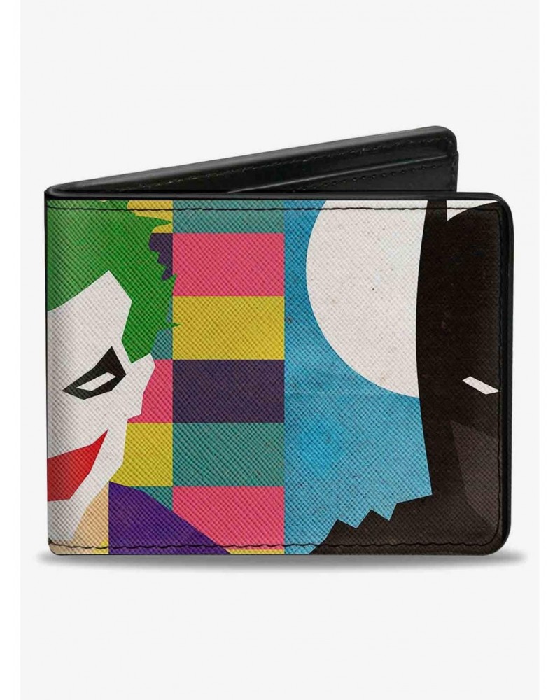 DC Comics Joker Batman Face Juxtaposition Bifold Wallet $6.90 Wallets