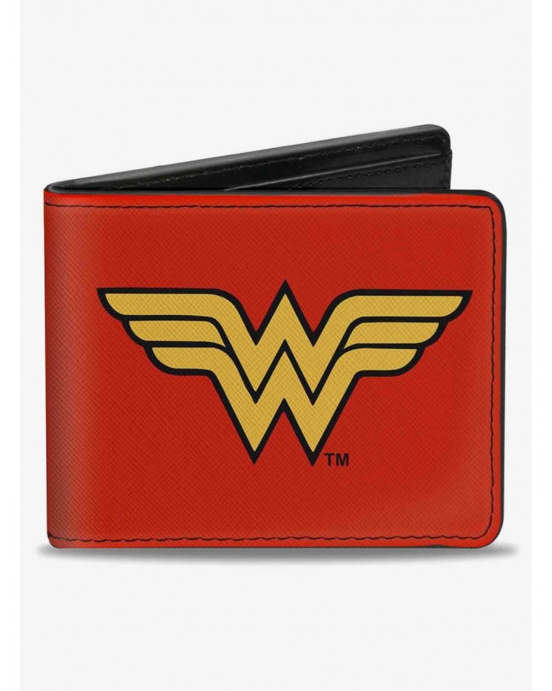 DC Comics Wonder Woman Logo Bifold Wallet $10.03 Wallets