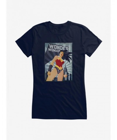 DC Comics Wonder Woman Over The City Girls T-Shirt $10.71 T-Shirts