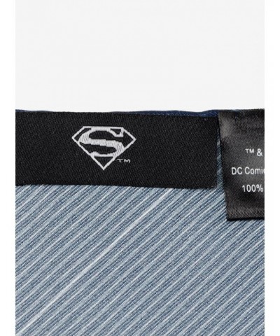 DC Comics Superman Multi Motif Blue Pocket Square $12.56 Squares
