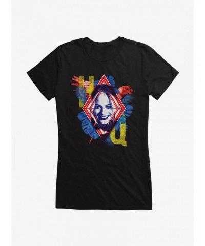 DC The Suicide Squad Harley Quinn Initials Girls T-Shirt $8.47 T-Shirts