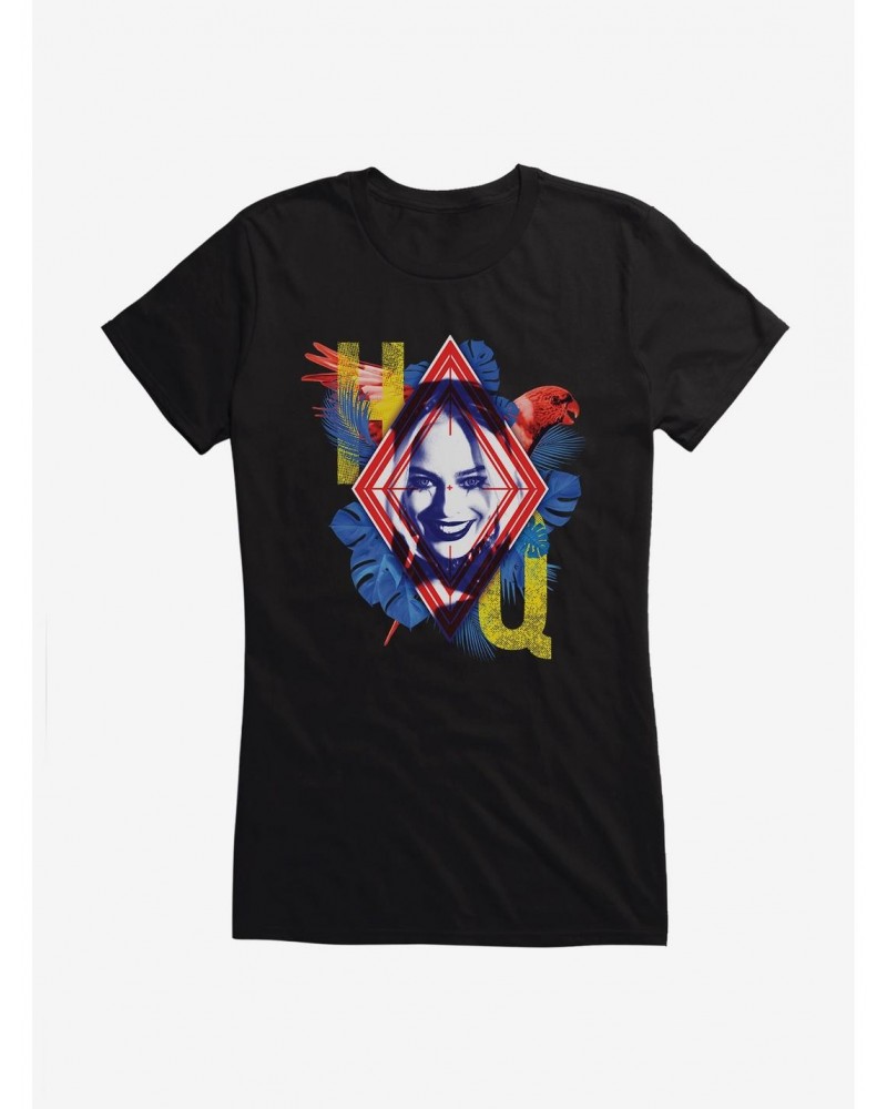 DC The Suicide Squad Harley Quinn Initials Girls T-Shirt $8.47 T-Shirts