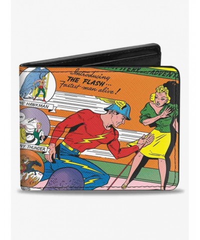 DC Comics Classic Flash Comics Issue 1 Introducing Flash Cover Pose Bifold Wallet $9.82 Wallets