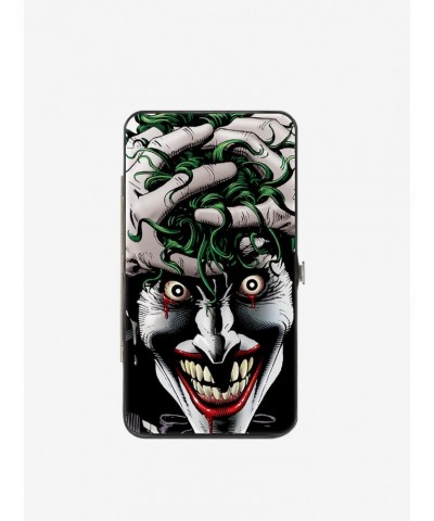 DC Comics Joker The Killing Joke Holding Head Pose Hahaha Hinged Wallet $6.27 Wallets