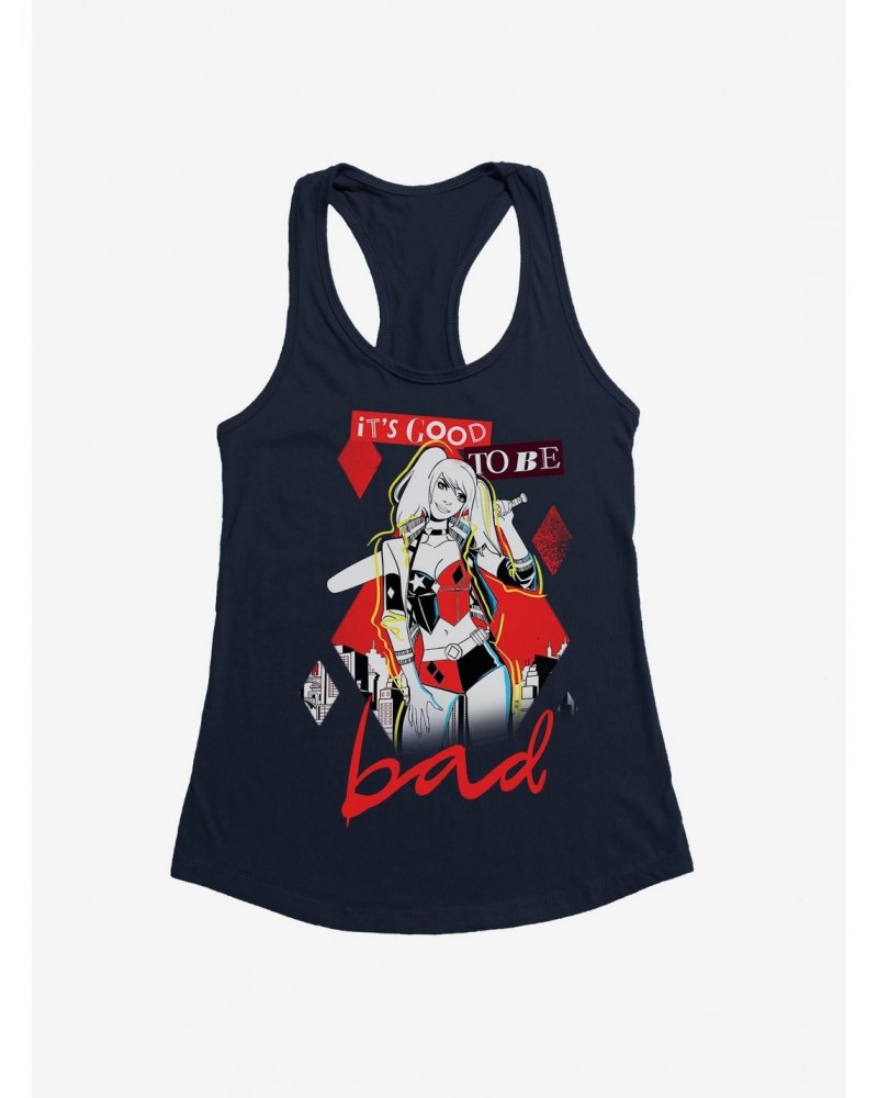 DC Comics Batman Harley Quinn It's Good To Be Bad Girls Tank $8.96 Tanks