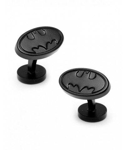 DC Comics Batman Logo Satin Black Cufflinks $23.07 Cufflinks