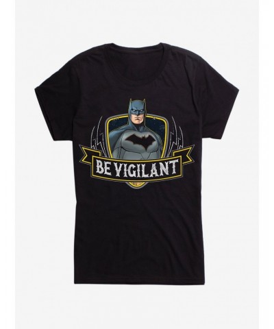 DC Comics Batman Be Vigilant Girls T-Shirt $9.21 T-Shirts