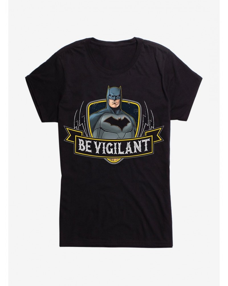 DC Comics Batman Be Vigilant Girls T-Shirt $9.21 T-Shirts