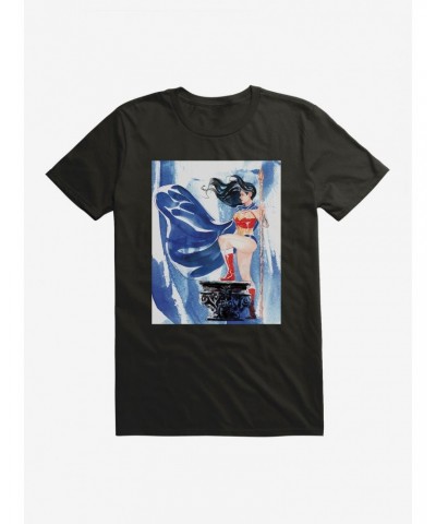 DC Comics Wonder Woman Blue Gaze T-Shirt $11.23 T-Shirts
