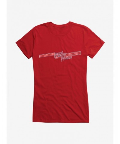 DC Comics Wonder Woman Stripe Graphic Girls T-Shirt $9.96 T-Shirts