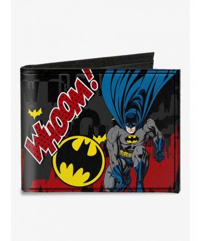 DC Comics Batman Action Poses Whoom Canvas Bifold Wallet $7.32 Wallets