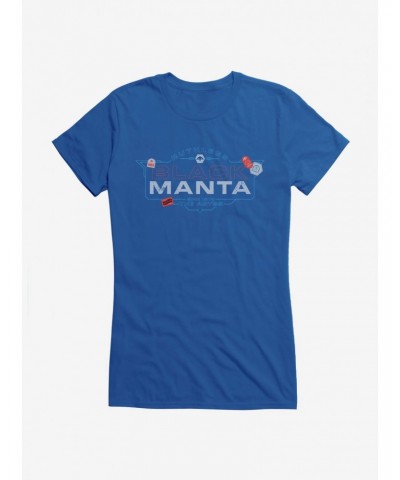 DC Comics Aquaman Classic Ruthless Black Manta Girls T-Shirt $11.70 T-Shirts